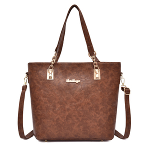 2019 En Gros Gris Foncé Nouvelle Arrivée Dame Sac À Main Femmes Élégantes Lisse Sac Fourre-Tout - Product Image 2