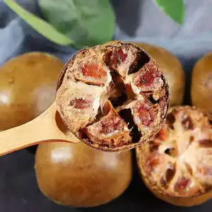 Qingchun ผลไม้ธรรมชาติสีน้ำตาลทั้งเปลือกทรงกลมบรรจุเป็นก้อนผลไม้พระสีทองหรือผลไม้แกว่งไปมา - Product Image 4