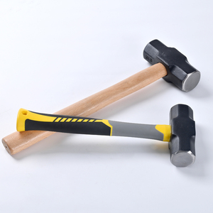 Chất Lượng Cao Bán Buôn Thép Cao Bọc Bát Giác Búa Búa Với Tay Cầm Bằng Gỗ - Product Image 1