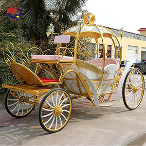 Carrosse Royal Électrique Personnalisé pour Mariage, Calèche Hippomobile de Tourisme à Vendre - Product Image 1
