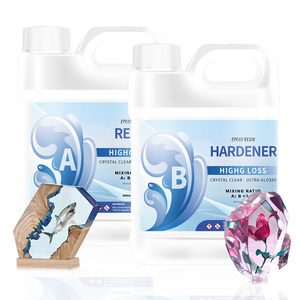 Osbang 2kg Hot Bán AB nhựa Epoxy 1:1 lỏng độ cứng cao rõ ràng tinh thể keo cho <span class=keywords><strong>DIY</strong></span> handmade thủ công mỹ nghệ gỗ cho chế biến gỗ - Product Image 2