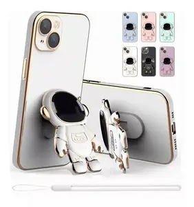 2024新品批发价格宇航员手机外壳适用于iPhone 15外壳防震防摔可爱封面
