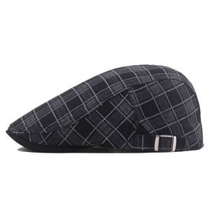Gorro de Conducción Estilo Ivy Gatsby Unisex con Patrón a Cuadros, Deportivo, Casual, de Alta Calidad - Product Image 5