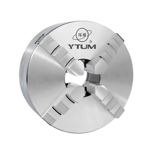 หัวจับดอกสว่านแบบสี่ขา Ytum ขนาด 100 มม. หัวจับเครื่องกลึงแบบปรับศูนย์เองได้ ความแม่นยำสูง สำหรับงานโลหะ - Product Image 1