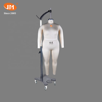 Mannequin de couture en fibre de verre pleine grandeur JUNMEI pour femme, taille PLUS, avec support, taille 22, blanc