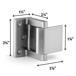 Moderne Huisbeveiliging Deurslot Zinklegering Versterkt Met 8 Schroeven Is Bestand Tegen 800 Lbs Voor Naar Binnen Zwaaiende Deur - Product Image 5