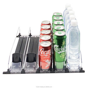 Organizzatore per Bottiglie con 10 Scomparti, Ripiano Regolabile in Larghezza per Frigorifero e Dispenser - Product Image 6