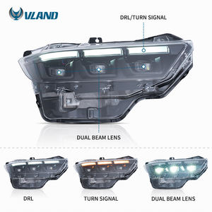 Phares avant VLAND pour <span class=keywords><strong>Ford</strong></span> <span class=keywords><strong>Mustang</strong></span> <span class=keywords><strong>GT</strong></span> S650 2023 2024 2025 2026, phares LED complets modifiés pour voiture - Product Image 2