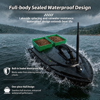 Barco Cebador de Pesca 2011-5 Pro Carp con Capacidad de Carga de 1.5KG, Alcance de 500m, Diseños de Piezas para Barco Cebador, Control Remoto y Motores Dobles