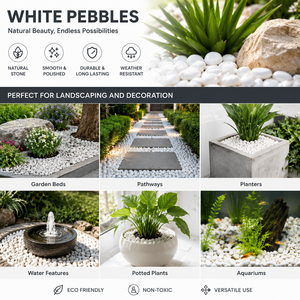<span class=keywords><strong>Galets</strong></span> de rivière naturels en gros, couleurs mélangées, 2-5 cm, pierres décoratives pour <span class=keywords><strong>jardin</strong></span>, gravier de paysagisme - Product Image 5