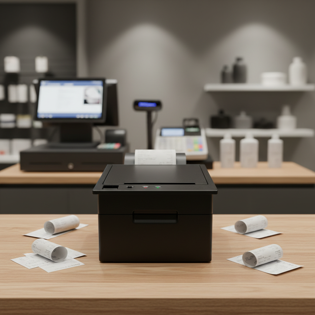 HSPOS 58mm Direct Thermal Receipt Printer with USB Interface Embedded TTL Auto Cutter for Vending Machines