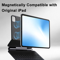 Funda Ligera para Teclado con Almacenamiento Integrado para Lápiz y Cierre Magnético Diseñada para iPad Air de 11 Pulgadas (M4, 2026), Ideal para Viajes