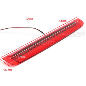 1 pièce Feu stop LED universel pour voiture, monté haut, 3ème feu stop arrière, 12V Rouge - Product Image 2