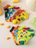 Chaussettes courtes en coton tricoté fin, personnalisées avec broderie, absorbantes, respirantes, mignonnes, côtelées, décontractées, pour l'été – Vente en gros