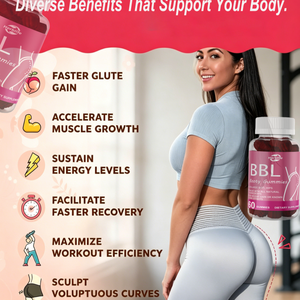 OEM Private Label BBL Butt Enhancement Gummies for Women Natural Hip Enlargement <b>Booty</b> Growth BBL Supplement for Bigger Curves - Product Image 4
