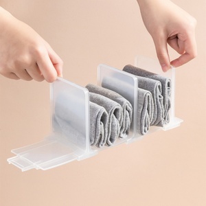 Free Combination Honeycomb <b>Plastic</b> Partition Box for Bathroom <b>Drawer</b> Partition for Underwear Sock Grid PP Material - Product Image 1