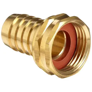 CNC Machine Turning Hex Threaded Brass Hose pipe Fittings,electric Terminal Connector