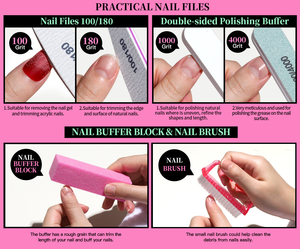 Set de Manicura y Pedicura de Acero Inoxidable, Cortaúñas, Removedor de Cutículas, Lima, Pulidor, Kit de Cuidado de Uñas Manual - Product Image 2
