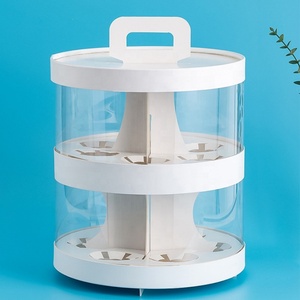 Customize clear Cupcake <b>Boxes</b> Low Moq with Handle 24 Cupcake <b>Boxes</b> Wholesale - Product Image 4