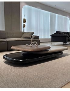 <span class=keywords><strong>Table</strong></span> <span class=keywords><strong>basse</strong></span> ovale pivotante moderne, durable, écologique, simple, pour la décoration de la maison, <span class=keywords><strong>design</strong></span> unique, <span class=keywords><strong>table</strong></span> <span class=keywords><strong>basse</strong></span> pivotante pour villa, en bois - Product Image 3