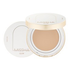 Per fondotinta cuscino bagliore MISSHA 13g luce n. 23 ingredienti vegani sabbia di lunga durata per il tono della pelle scura 1EA - Product Image 1