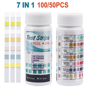 7 In1 Drinkwater Teststrip Ph Broom <span class=keywords><strong>Water</strong></span> Kwaliteit <span class=keywords><strong>Test</strong></span> Voor Aquarium Aquarium Zwembad <span class=keywords><strong>Water</strong></span> Teststrip - Product Image 6