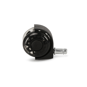 Roulettes universelles transparentes noires de 2 pouces (50 mm) <span class=keywords><strong>pour</strong></span> chaise de bureau, double roulettes en PU, roulettes silencieuses - Product Image 4