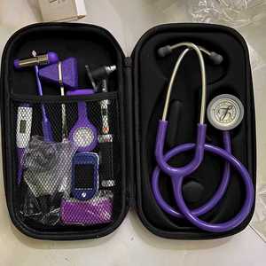 Stéthoscope à double tête, kit d'examen médical, outils de diagnostic clinique avec étui en EVA - Product Image 4