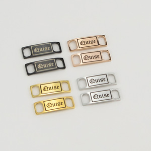[Personalización] Hebilla de Zapatos de Acero Inoxidable con Nombre, Chapada en Oro, Grabable, para Comercio Transfronterizo - Product Image 1
