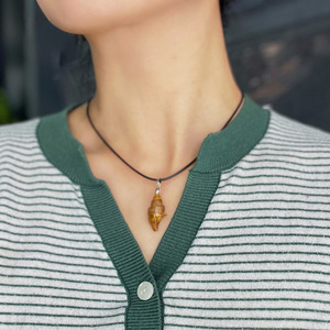 Braccialetto Personalizzato Paopao Mouse con Cristalli, Pietre Curative e Collana con Fossile di Lumaca per Regali Fai-da-Te - Product Image 5