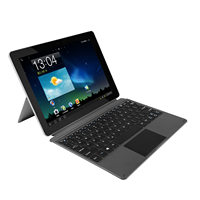 Clavier Microsoft Surface Go 4/3/2 avec pavé tactile, clavier sans fil ultra-fin rechargeable pour tablettes Windows