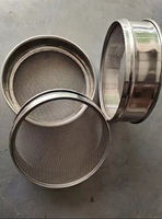 Tamis d'essai d'échantillonnage de sol de laboratoire de cuivre d'acier inoxydable de maille de 10 microns