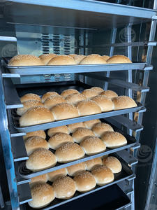 Rotary Rack croissant untuk memanggang roti memasak listrik gas diesel biskuit oven mesin roti Stainless Steel - Product Image 2
