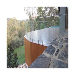 Système de balustrade <span class=keywords><strong>sans</strong></span> cadre en acier inoxydable brossé PRIMA, résistant à la rouille, protégé contre les UV, pour balcon extérieur et <span class=keywords><strong>escalier</strong></span> - Product Image 4
