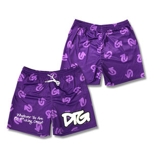 กางเกงขาสั้นบาสเก็ตบอลฮิปฮอปสำหรับผู้ชายสไตล์สตรีทชุดกีฬาออกแบบได้ตามต้องการ - Product Image 2