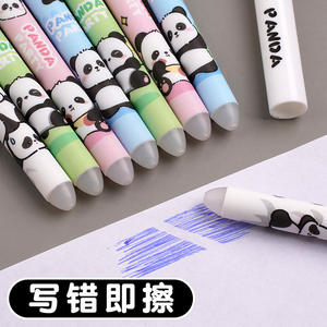 Pena Netral Plastik Panda Baru yang Dapat Dihapus, Cepat Kering, Tahan Panas, Penampilan Menarik, Perlengkapan Alat Tulis Siswa, Pena Hitam - Product Image 3