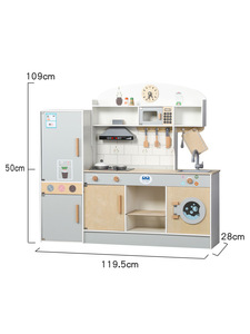 Giocattoli da <span class=keywords><strong>cucina</strong></span> <span class=keywords><strong>in</strong></span> <span class=keywords><strong>legno</strong></span> per bambini di alta qualità set da <span class=keywords><strong>cucina</strong></span> con frigorifero <span class=keywords><strong>in</strong></span> <span class=keywords><strong>legno</strong></span> di grandi dimensioni set di giocattoli per l'educazione della prima infanzia - Product Image 2