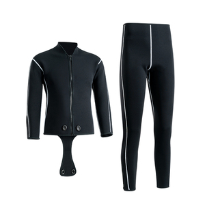 Personalizado Hombres Mujeres Triatlón Dos piezas 3MM <span class=keywords><strong>Neopreno</strong></span> Pesca submarina Traje húmedo Buceo Trajes de <span class=keywords><strong>neopreno</strong></span> - Product Image 2
