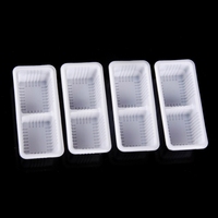 Boîte d'emballage personnalisée en plastique transparent PP PET pour chocolats, biscuits, mini-gâteaux et muffins, avec compartiments.