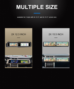 12.3 pouces double écran 8GB Ram 128GB Rom sans fil Carplay Android Auto pour Range Rover Sport mise à niveau Radio accessoires 2013-2017 - Product Image 3