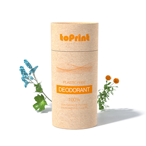 Tùy Chỉnh Rỗng Hình Bầu Dục Khử Mùi Thanh Bao Bì 80% Ít Nhựa Ống Giấy <span class=keywords><strong>Container</strong></span> Với Dập Xử Lý Twist-up Thiết Kế - Product Image 5