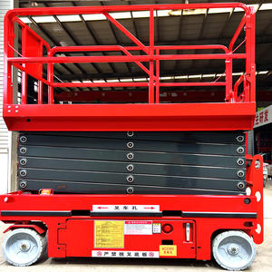 Elevador de tijera autopropulsado de 4m, 6m, 8m, 10m, 12m, elevador de tijera autopropulsado pequeño hidráulico eléctrico plataforma de trabajo aéreo - Product Image 5