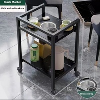 Table de salon moderne en bois pour Mahjong, avec plateau en verre, support à tasses, table basse mobile pour salon, chambre à coucher, salle d'échecs carrée