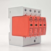 T2 420V 3P 40kA 40A parafoudre dispositif de système solaire de protection 20KA 420V 3P dispositifs de protection contre les surtensions pour la protection contre la foudre
