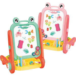 Nuovo Cavalletto da Disegno a Forma di Rana per Bambini, Lavagna Magnetica Bifacciale Educativa per Disegno e Pittura - Product Image 1