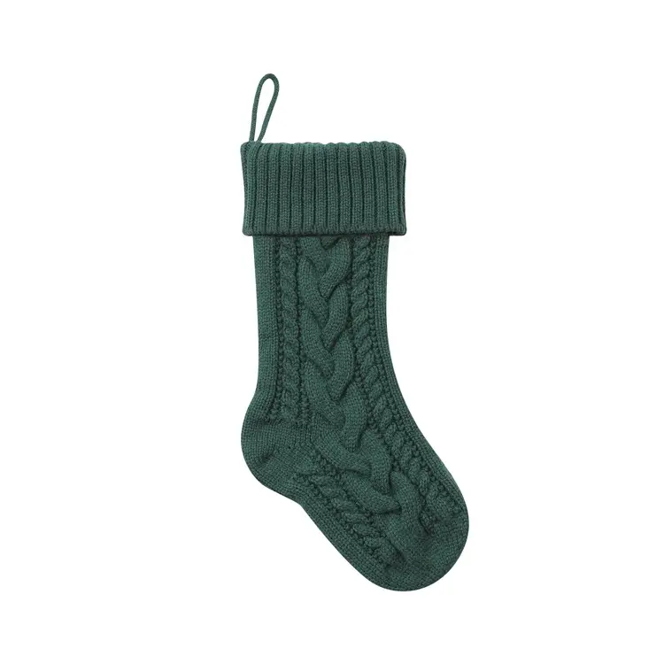 Индивидуальные рождественские украшения, 18 дюймов, вязаные носки