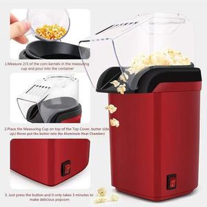 Máquina Portátil Mini Eléctrica para Hacer Palomitas de Maíz con Aire Caliente, 110V 220V, Sin Aceite, para Uso Doméstico, 1200W - Product Image 2