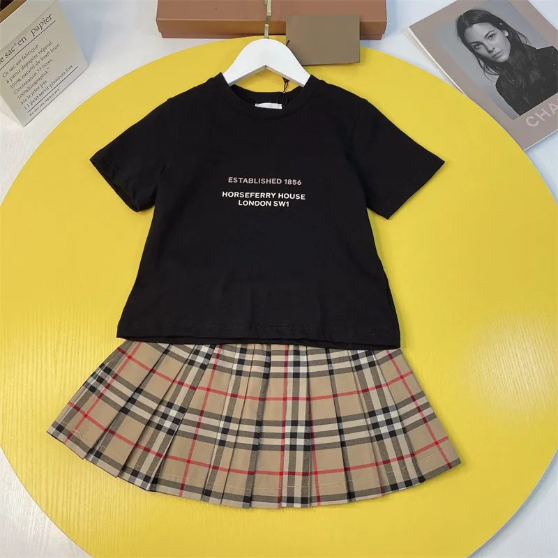 Designer Online Babykleidung Einkauf Kurzarm Sommer Baby Mädchenkleider Mode Ballkleid Kinderkleidung Kleid