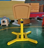Aofan AF-184 Alat Latihan Pommel Horse Senam dari Baja Anti Karat yang Dapat Disesuaikan (80-105cm 35cm Lebar) Buatan Pabrik
