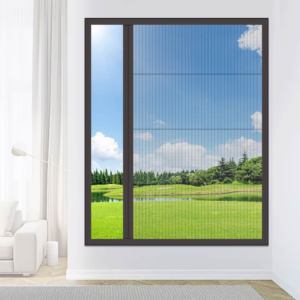 Chống muỗi Bug có thể thu vào plisse <span class=keywords><strong>Net</strong></span> cửa sổ Polyester xếp li lưới nhôm muỗi <span class=keywords><strong>Net</strong></span> thiết kế thanh lịch cho nhà văn phòng - Product Image 5